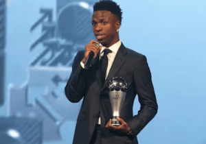 Vinicius Jr. Crowned FIFA Men’s Player of the Year