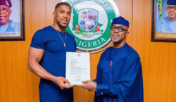 Anthony Joshua Appointed as Ogun State Sports Ambassador