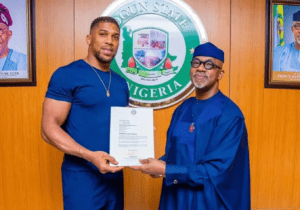 Anthony Joshua Appointed as Ogun State Sports Ambassador