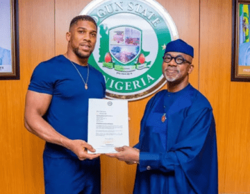 Anthony Joshua Appointed as Ogun State Sports Ambassador